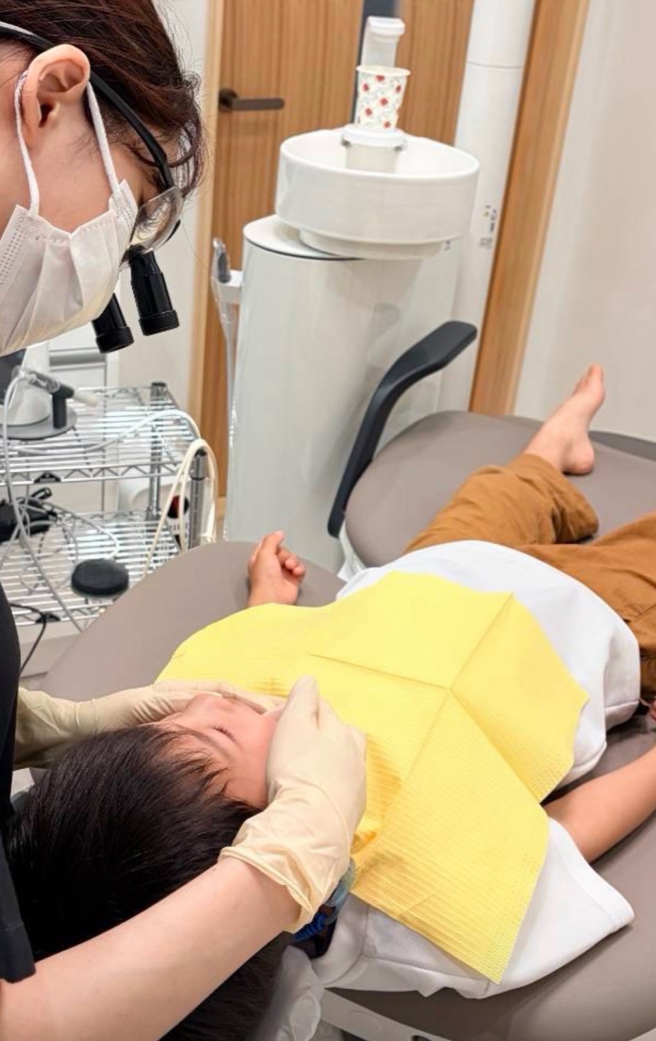 お子さまの診療の様子